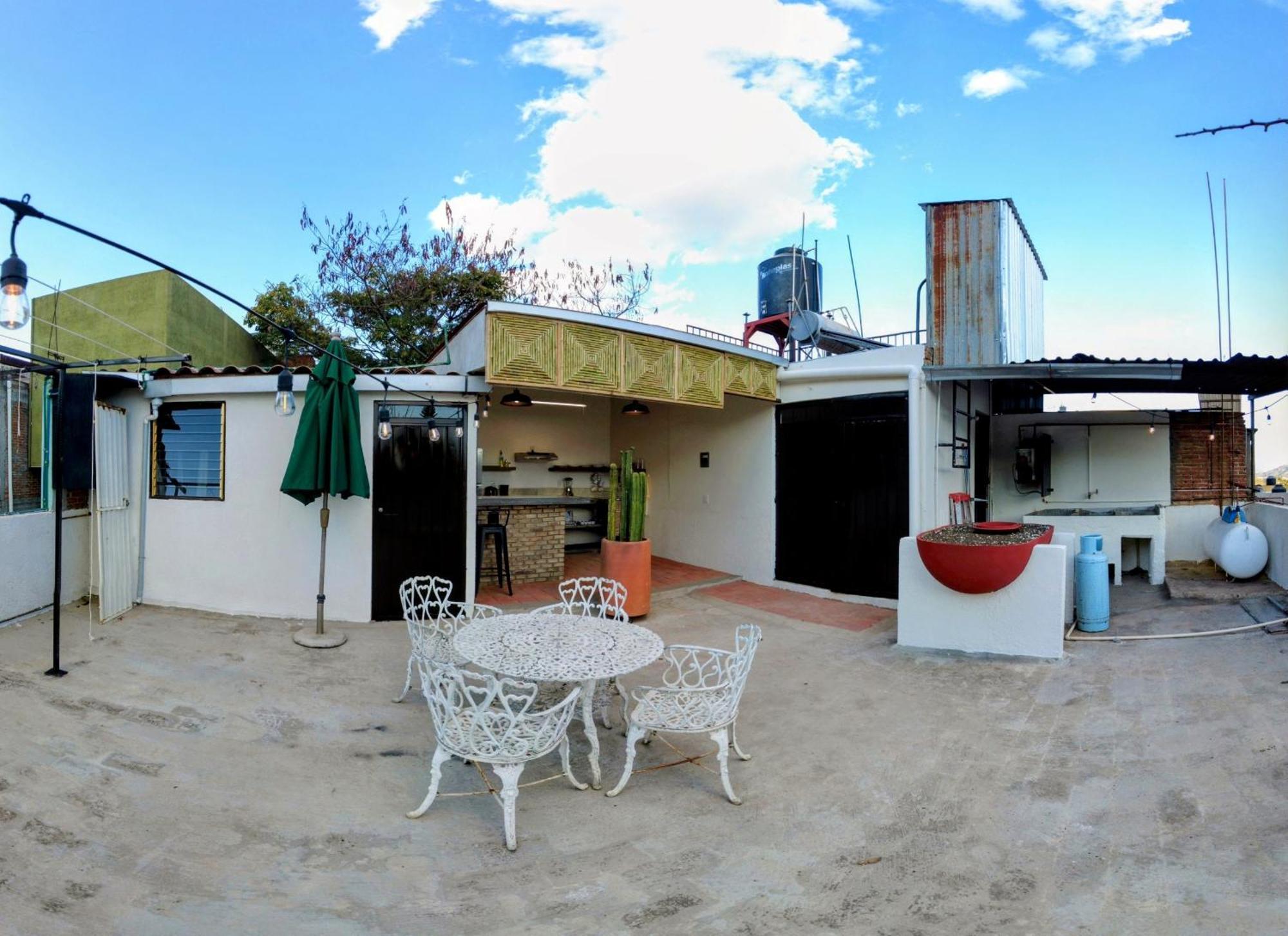 Casa De Las Palmas Guest House Oaxaca Esterno foto